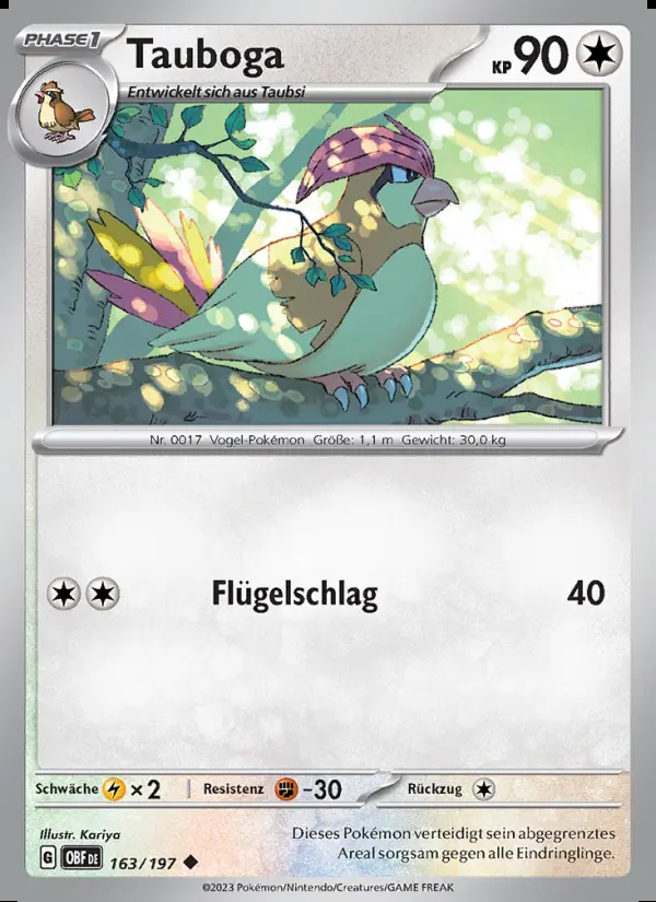 Image of the card Tauboga