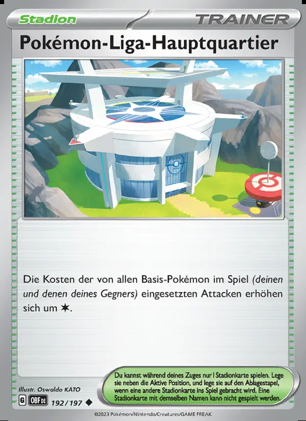 Image of the card Pokémon-Liga-Hauptquartier