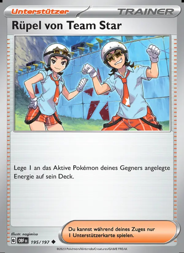 Image of the card Rüpel von Team Star