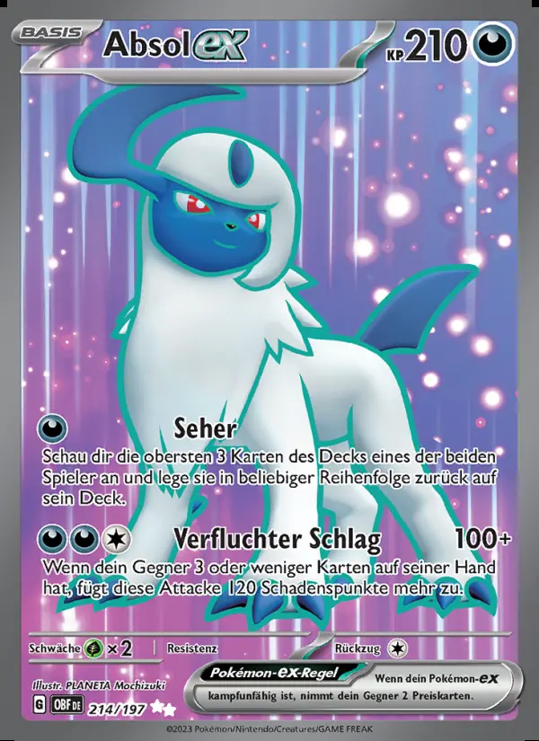 Image of the card Absol-ex