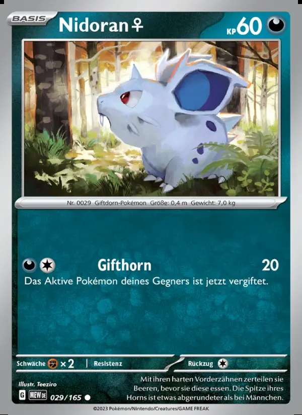 Image of the card Nidoran♀