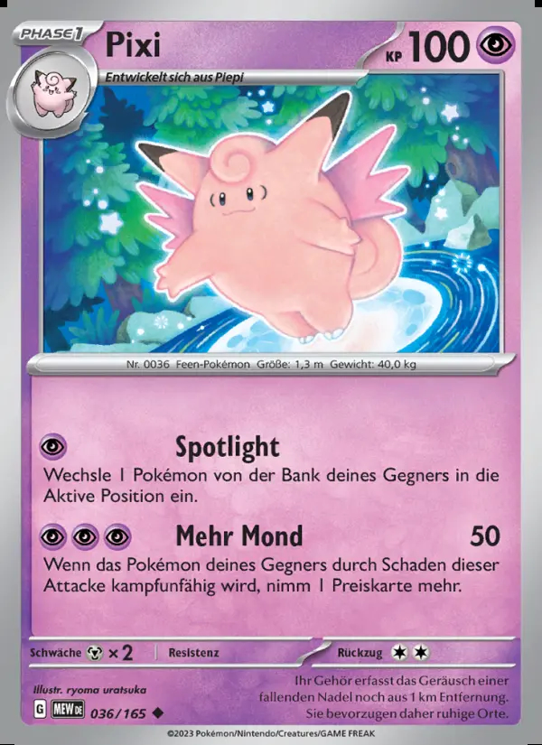 Image of the card Pixi