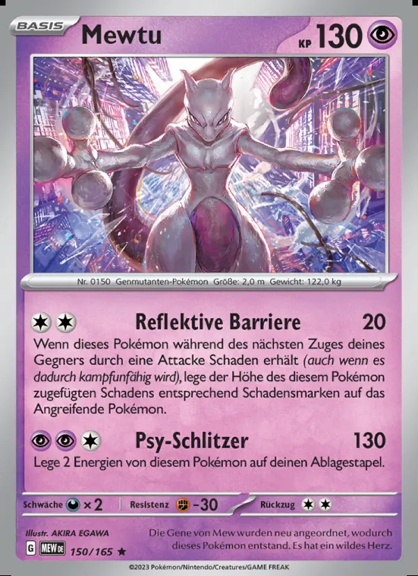 Image of the card Mewtu