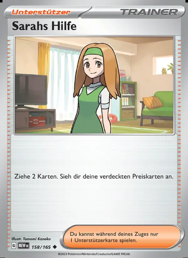Image of the card Sarahs Hilfe