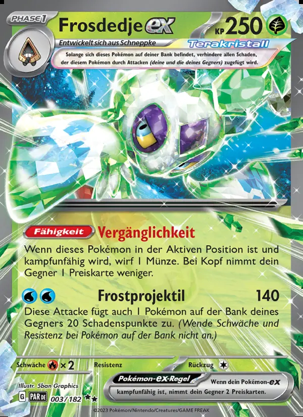 Image of the card Frosdedje-ex