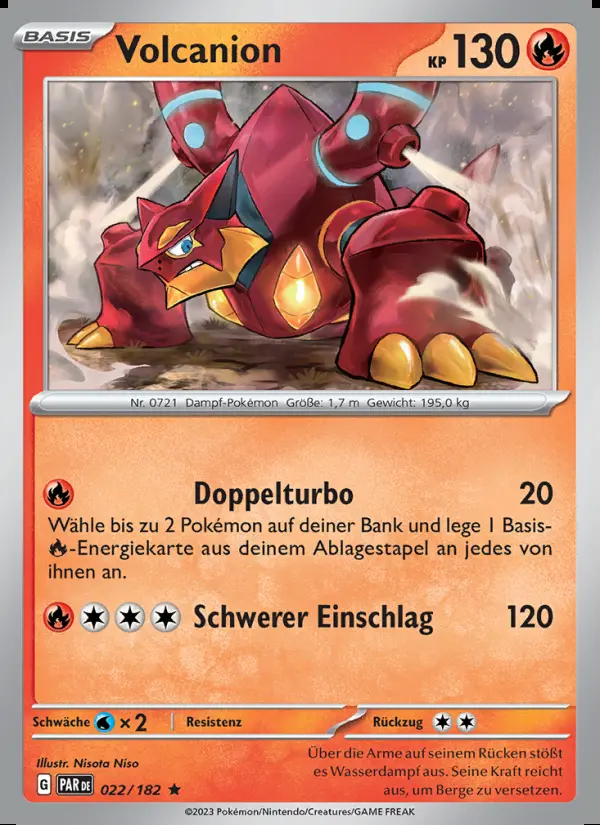 Image of the card Volcanion