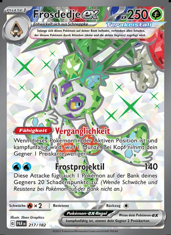 Image of the card Frosdedje-ex