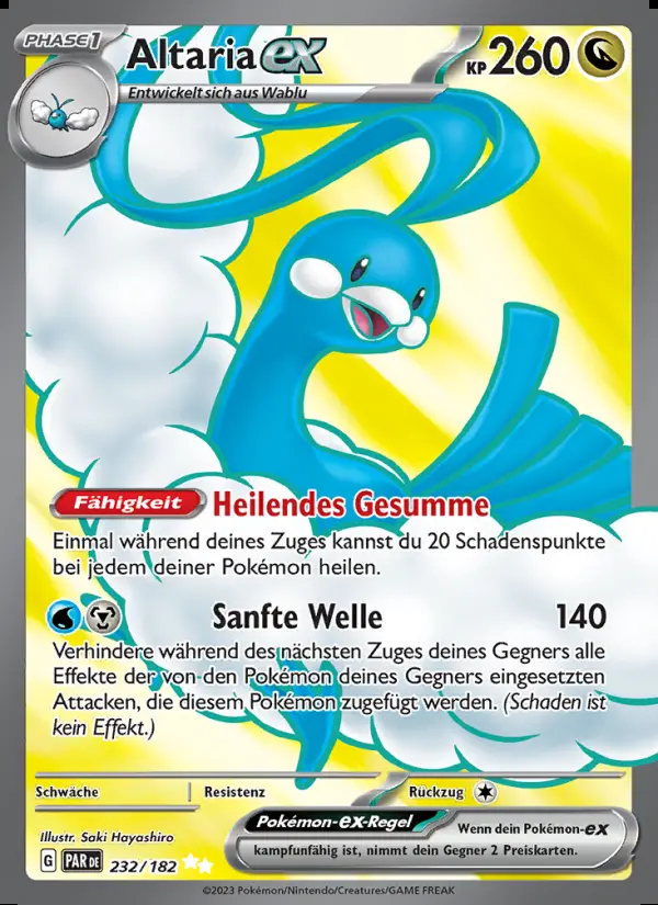 Image of the card Altaria-ex