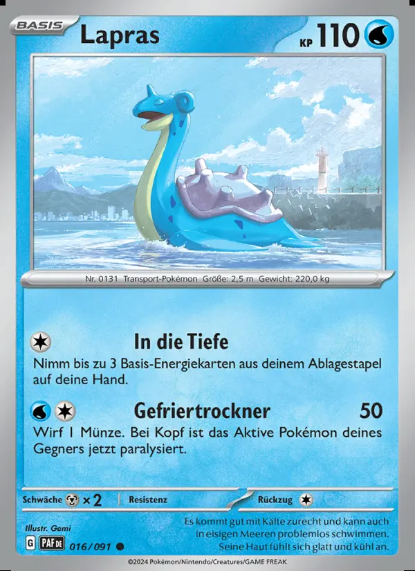 Image of the card Lapras