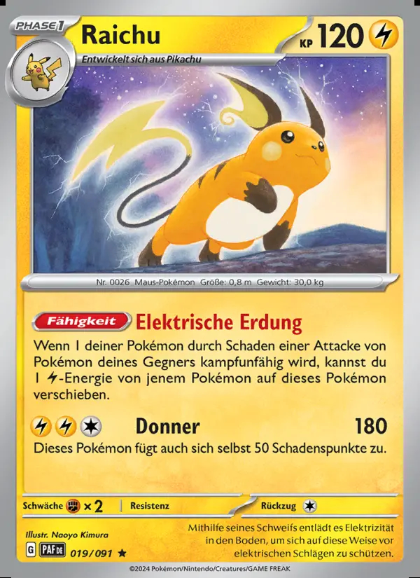 Image of the card Raichu