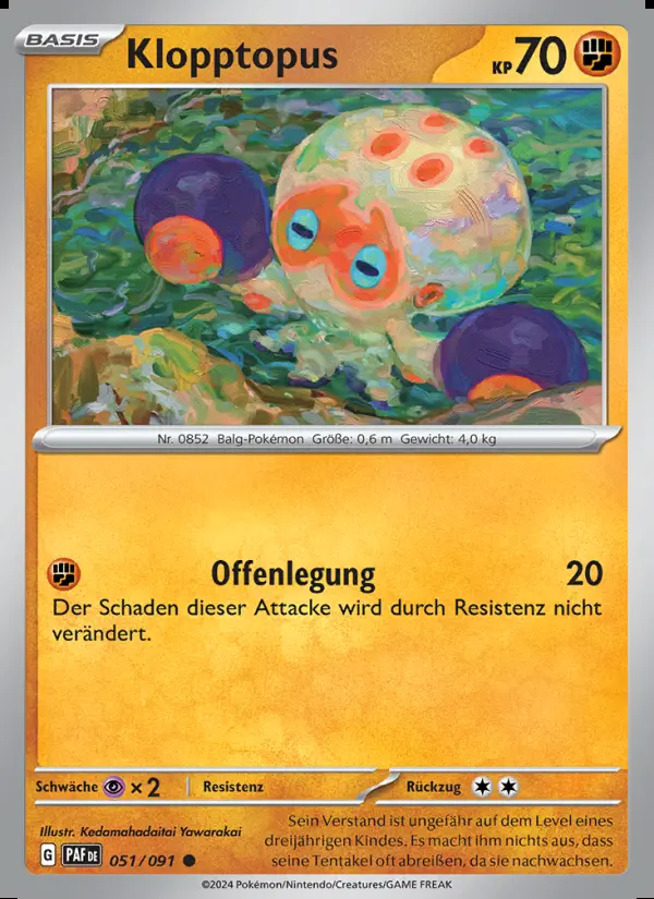 Image of the card Klopptopus