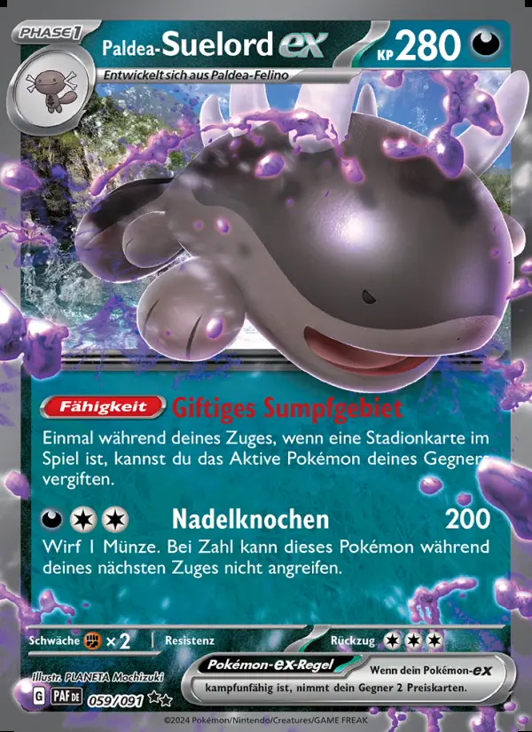 Image of the card Paldea-Suelord-ex