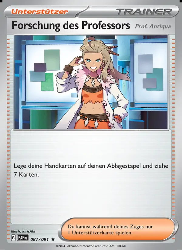 Image of the card Forschung des Professors