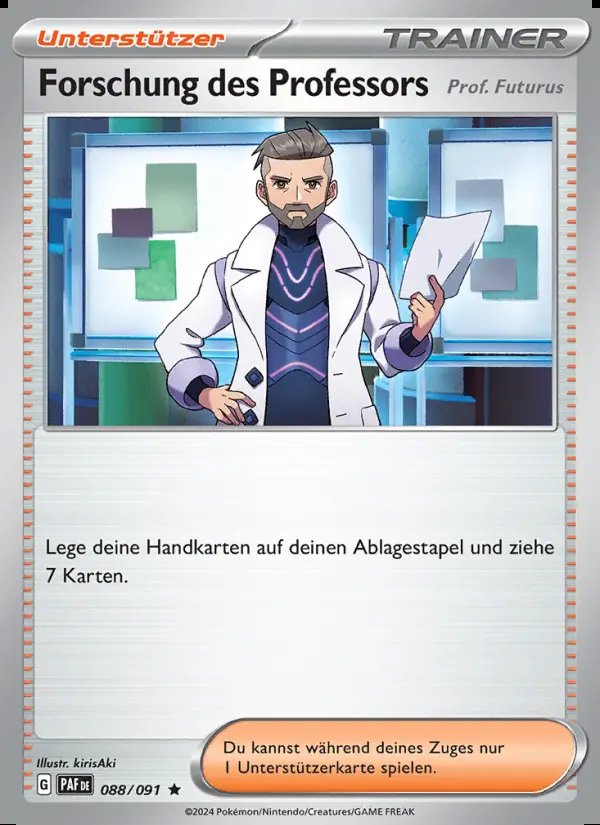 Image of the card Forschung des Professors