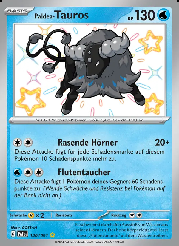 Image of the card Paldea-Tauros