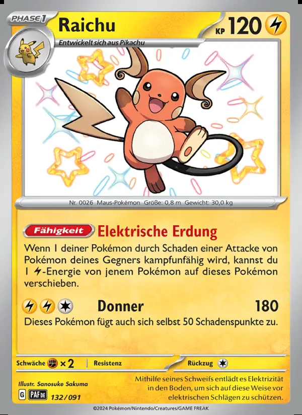 Image of the card Raichu