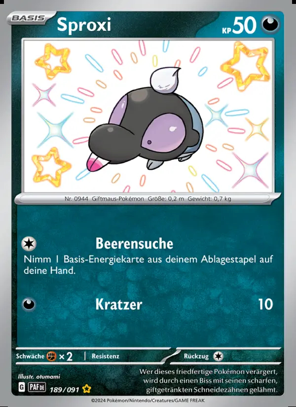 Image of the card Sproxi