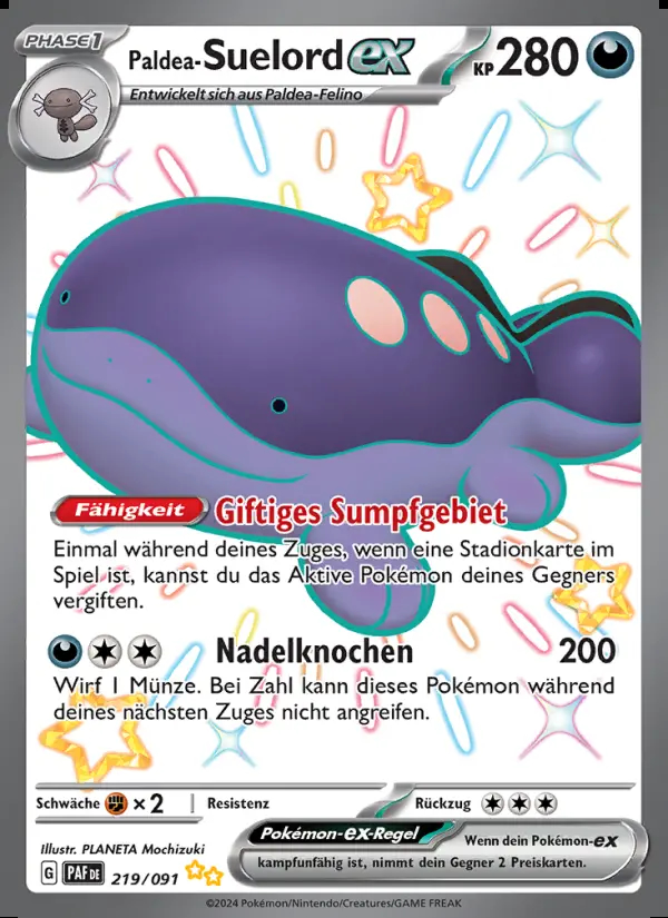 Image of the card Paldea-Suelord-ex