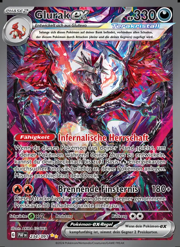 Image of the card Glurak-ex