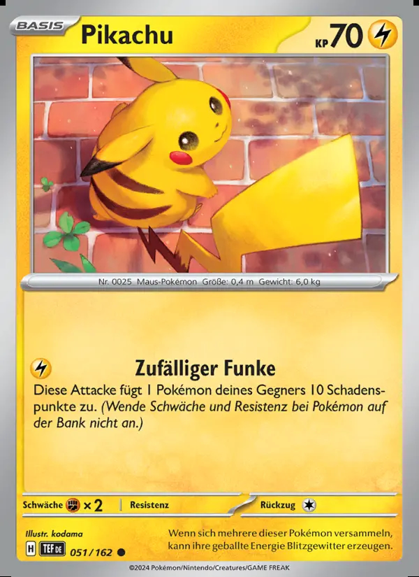 Image of the card Pikachu