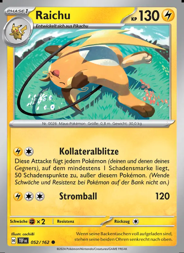 Image of the card Raichu