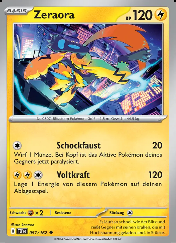 Image of the card Zeraora