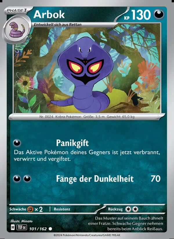 Image of the card Arbok