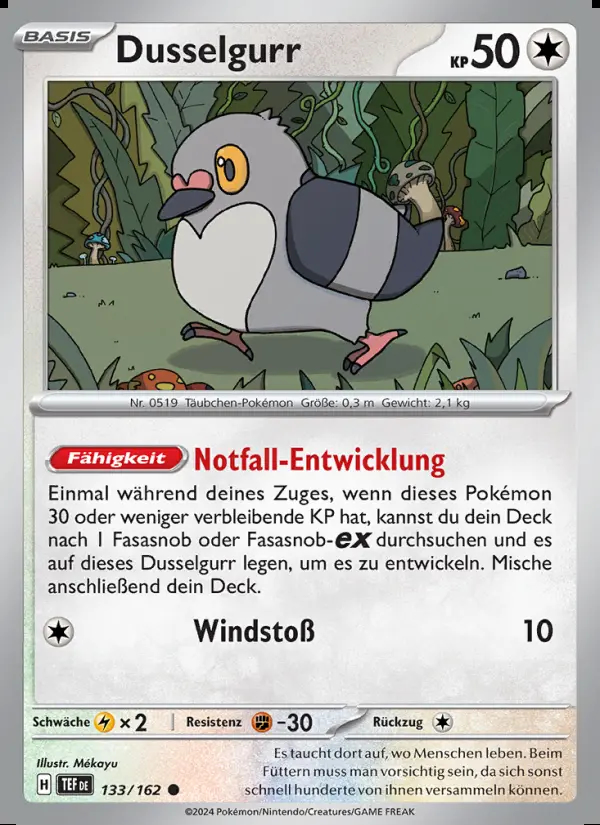 Image of the card Dusselgurr