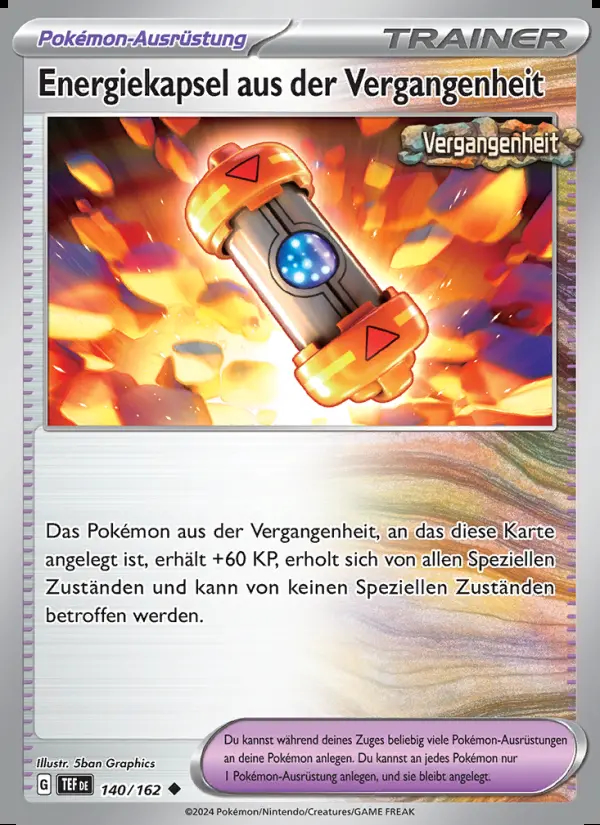 Image of the card Energiekapsel aus der Vergangenheit