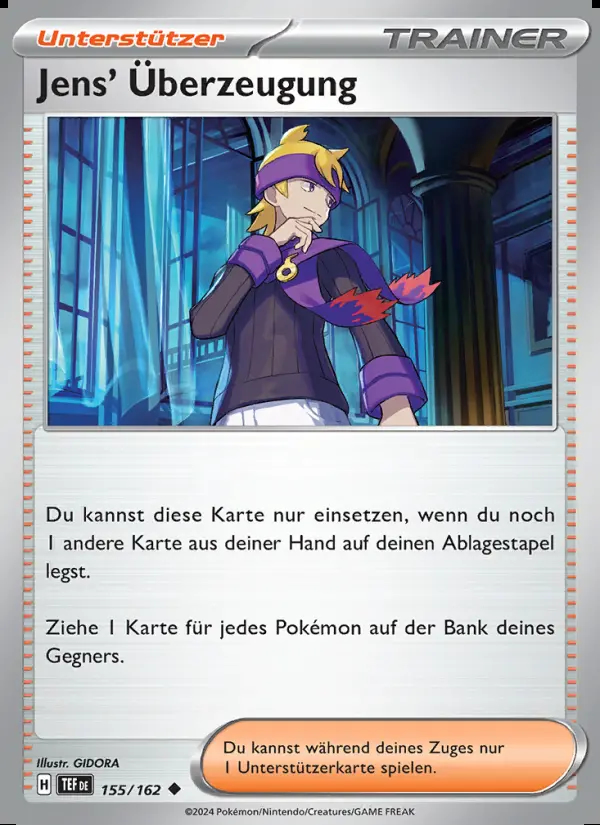 Image of the card Jens' Überzeugung