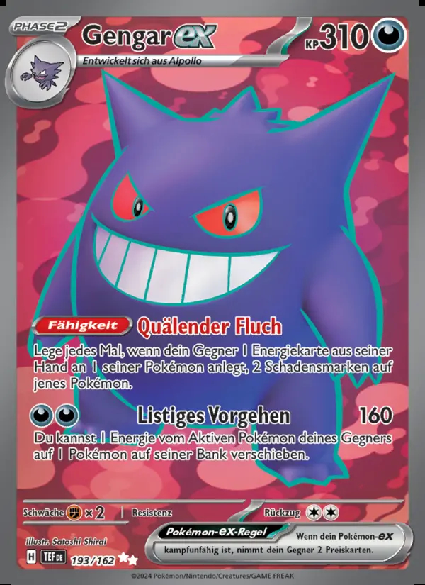 Image of the card Gengar-ex