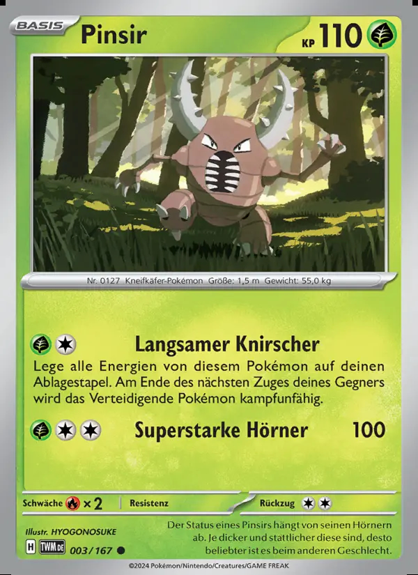 Image of the card Pinsir