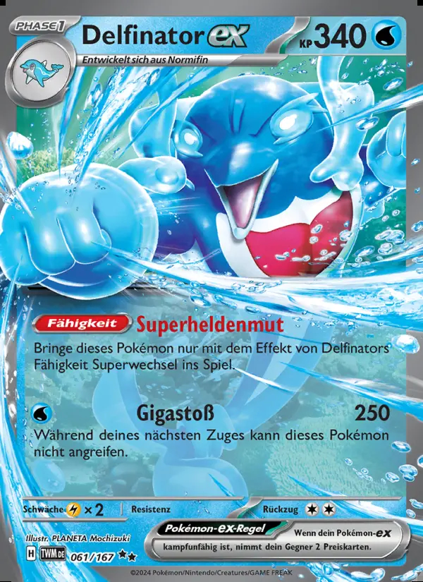 Image of the card Delfinator-ex