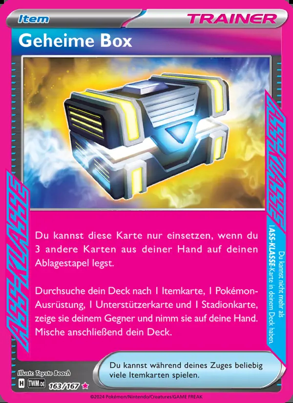 Image of the card Geheime Box