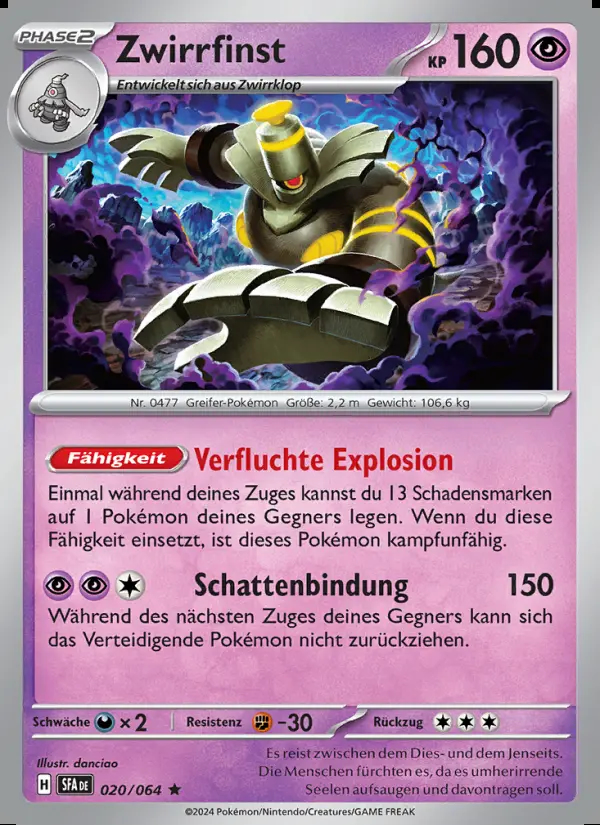 Image of the card Zwirrfinst