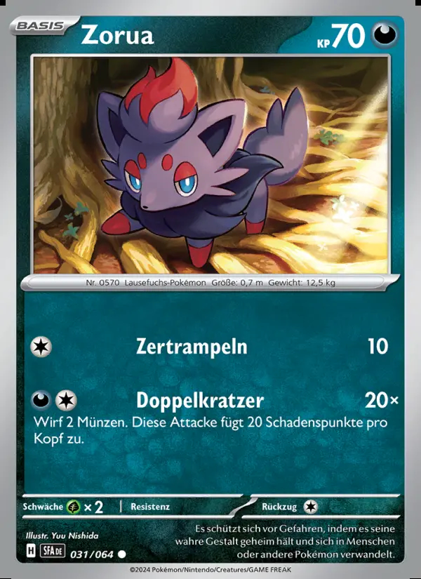 Image of the card Zorua