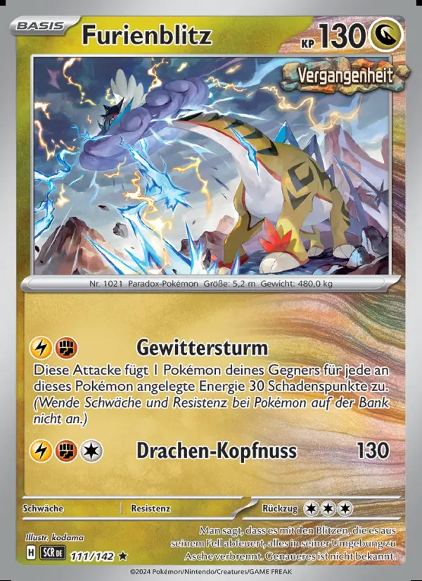 Image of the card Furienblitz