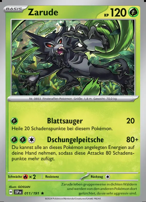 Image of the card Zarude