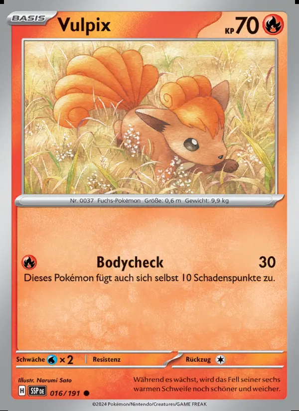 Image of the card Vulpix