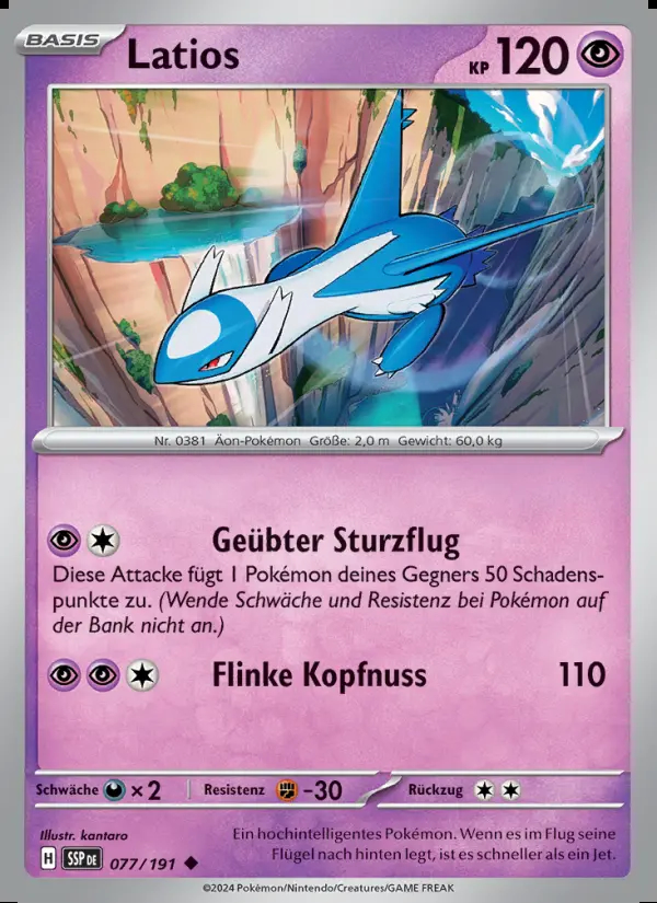 Image of the card Latios