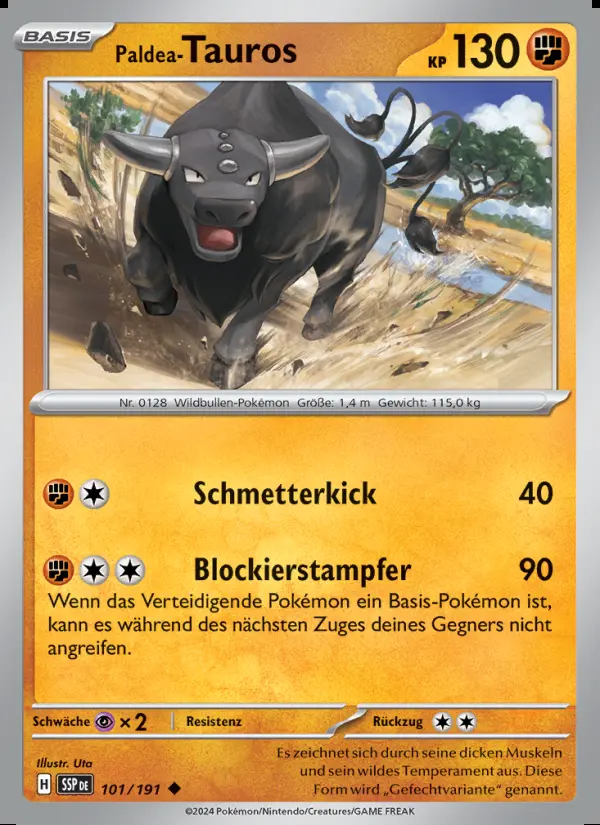 Image of the card Paldea-Tauros