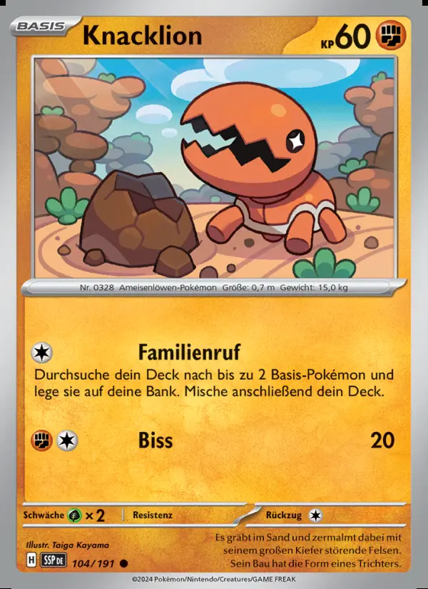 Image of the card Knacklion