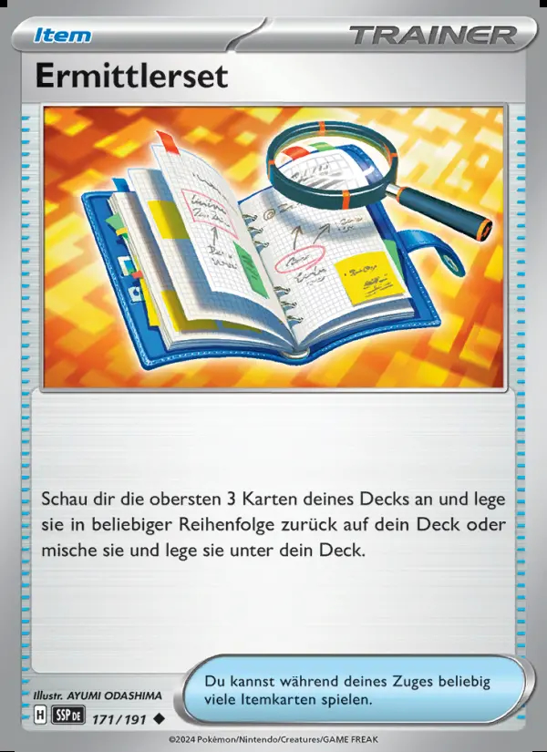 Image of the card Ermittlerset