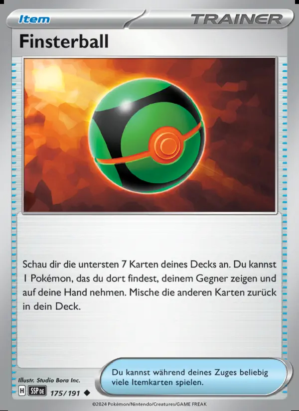 Image of the card Finsterball