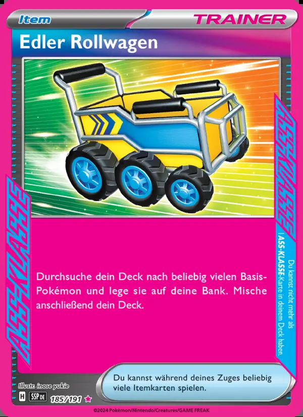 Image of the card Edler Rollwagen