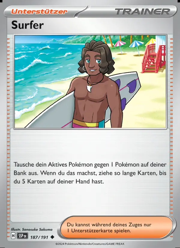 Image of the card Surfer