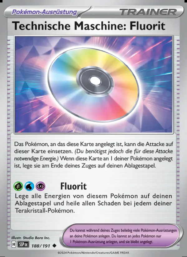 Image of the card Technische Maschine: Fluorit