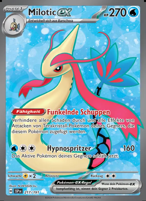 Image of the card Milotic-ex