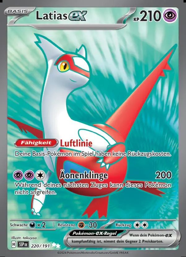 Image of the card Latias-ex