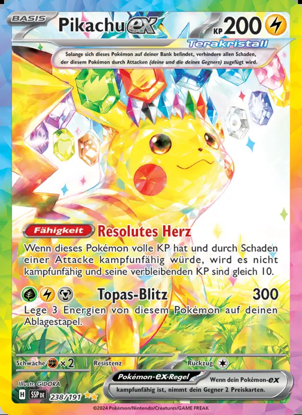 Image of the card Pikachu-ex